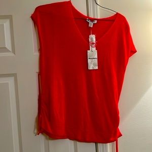 Tommy Bahama Alana Linen side tie V neck, New With Tags